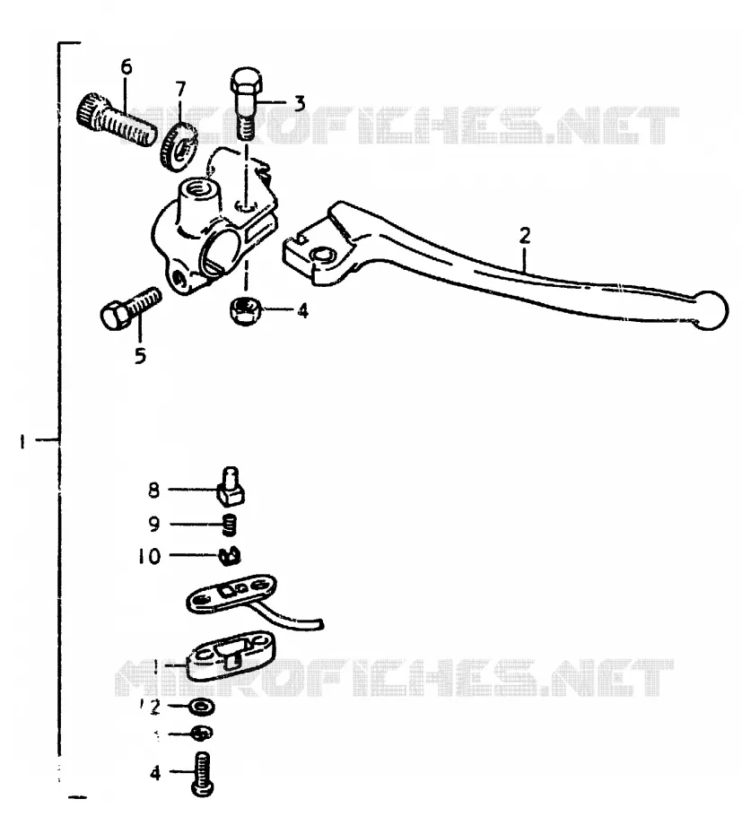 SPECIALE ONDERDELEN VAN MARKT (E30) Suzuki MOTO 370 SP 1978  SP370C(C/N)