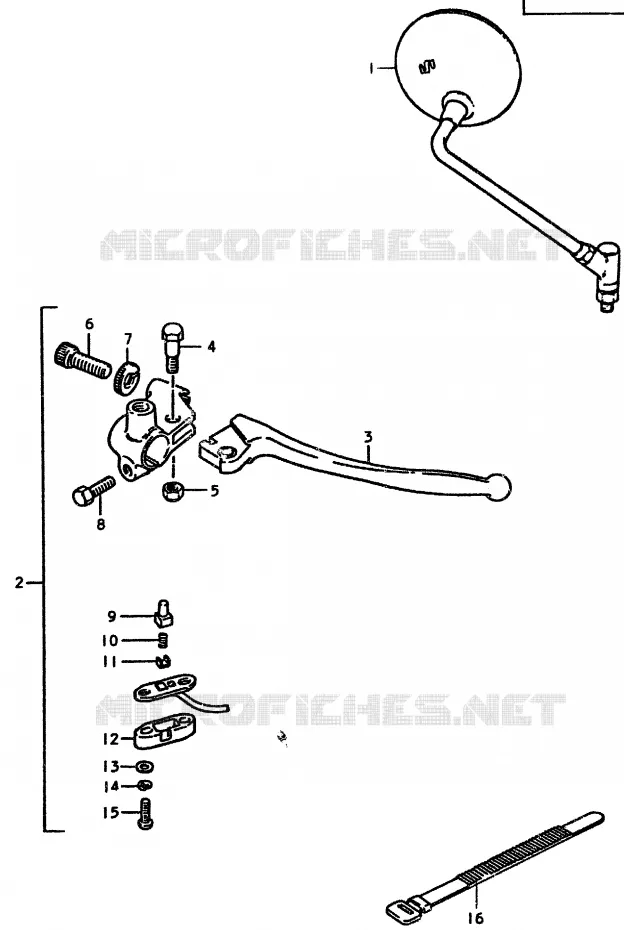 SPECIALE ONDERDELEN VAN MARKT (E4) Suzuki MOTO 370 SP 1978  SP370C(C/N)