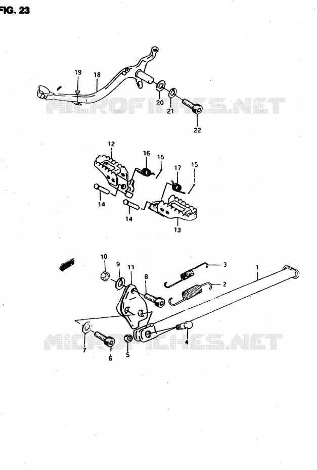 STAND Suzuki MOTO 50 RMX 1996  RMX50T(T/V)