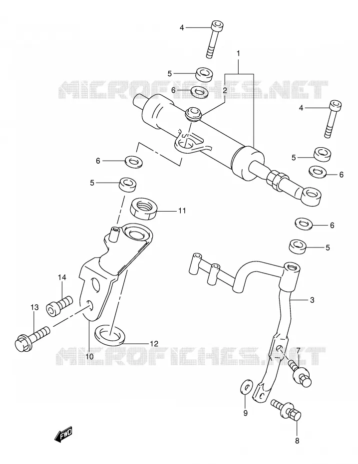 STUURDEMPER (MODELE V) Suzuki MOTO 1000 TL-S 1998  TL1000SW(E2)