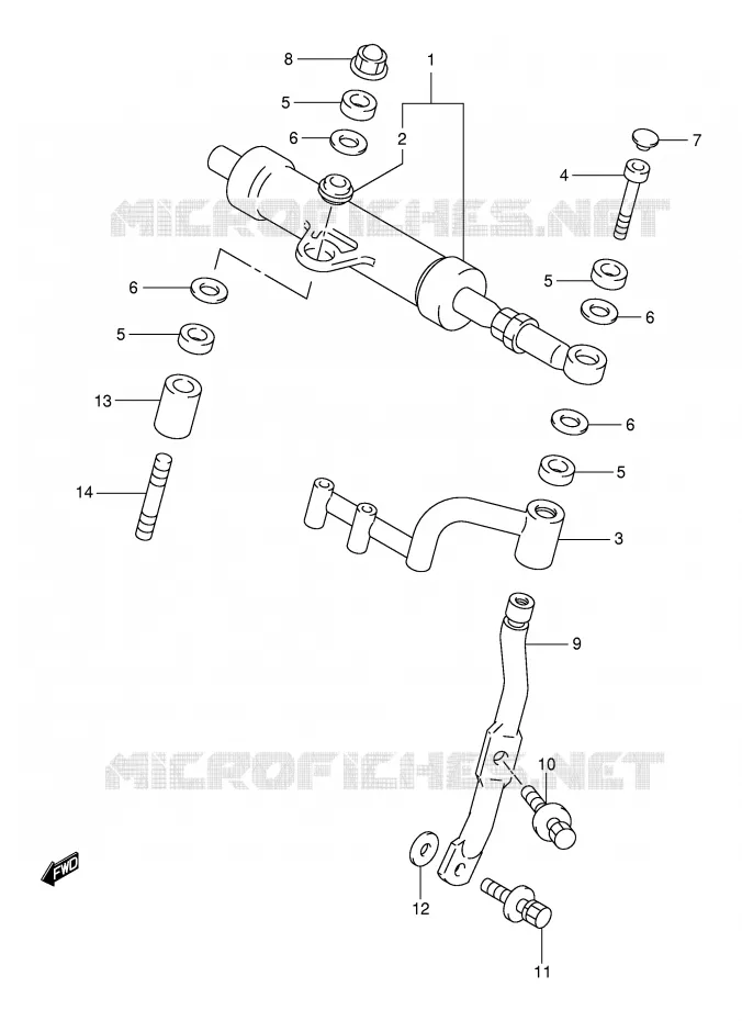 STUURDEMPER (MODELE W/X/Y/K1) Suzuki MOTO 1000 TL-S 2001  TL1000SK1(E2)
