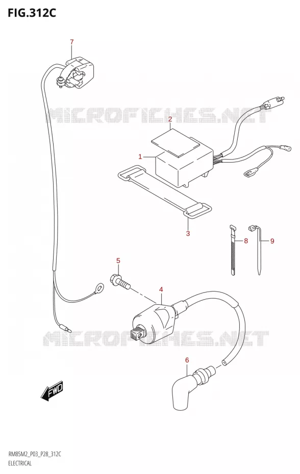 ELEKTRISCH (P28) Suzuki MOTO 85 RM 2022  RM85 M2 (E28 / E33)