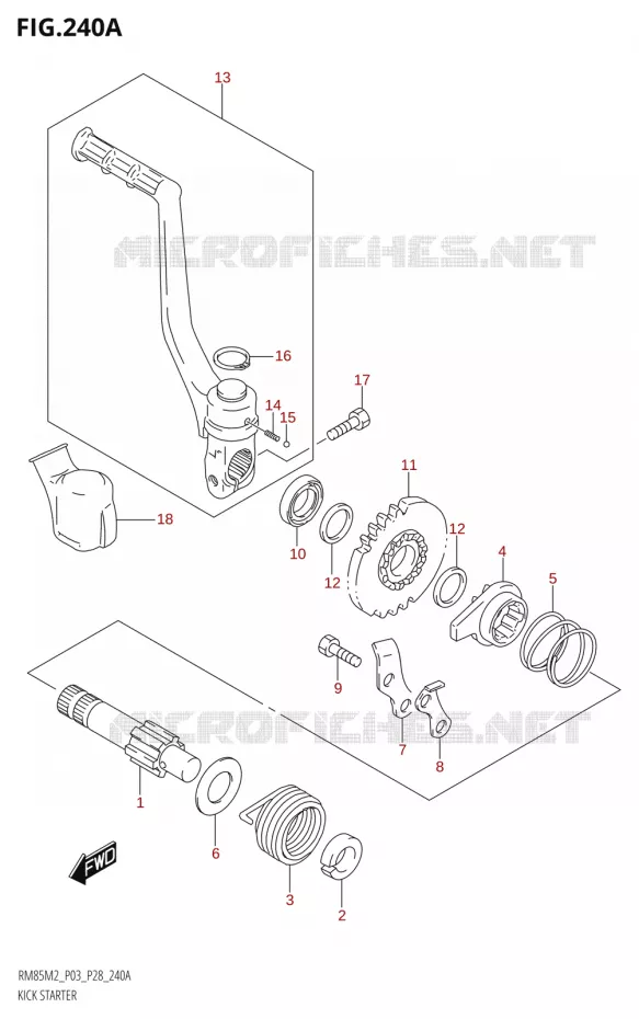 KICKSTARTER Suzuki MOTO 85 RM 2022  RM85 M2 (E28 / E33)