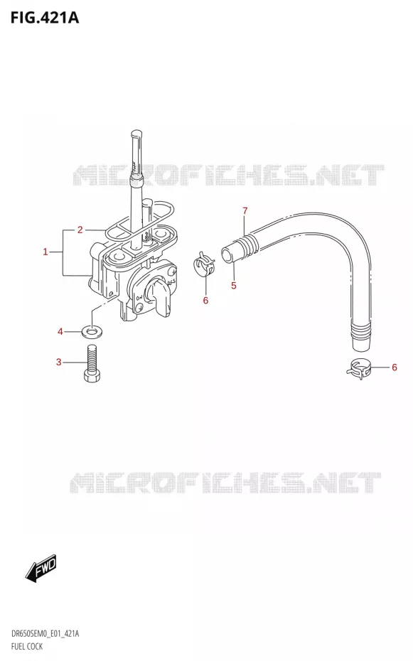 FUEL COCK Suzuki MOTO 650 DR 2020  DR650SE M0 (E01)
