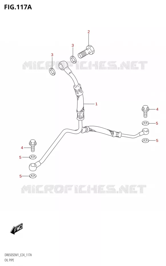 OLIE SLANG Suzuki MOTO 650 DR 2021  DR650SE M1 (E24)