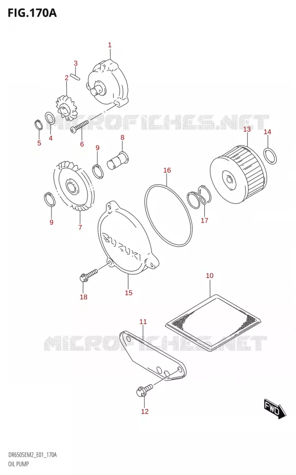OLIEPOMP Suzuki MOTO 650 DR 2022  DR650SE M2 (E01)