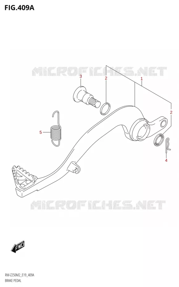 REMPEDAAL Suzuki MOTO 250 RM-Z 2022  RM-Z250 M2 (E19)