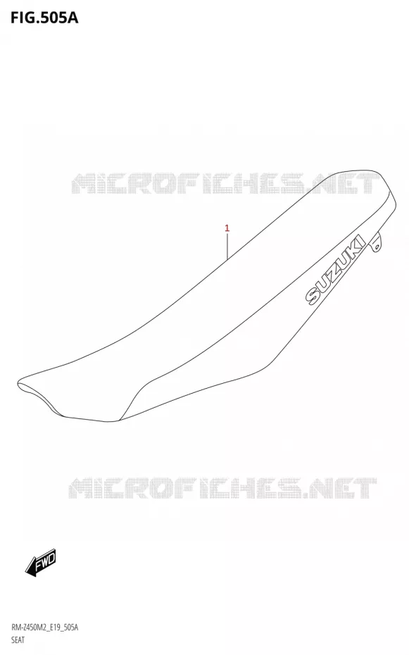 SEAT Suzuki MOTO 450 RM-Z 2022  RM-Z450 M2 (E19)