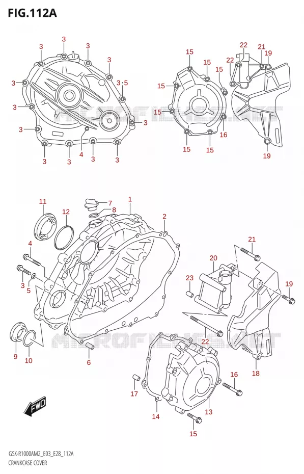 CARTERDEKSEL Suzuki MOTO 1000 GSX-R 2022  GSX-R1000A M2 (E33)