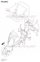 BOVENKUIP (DL650XAM2 E21) voor Suzuki V-STROM 650 2022