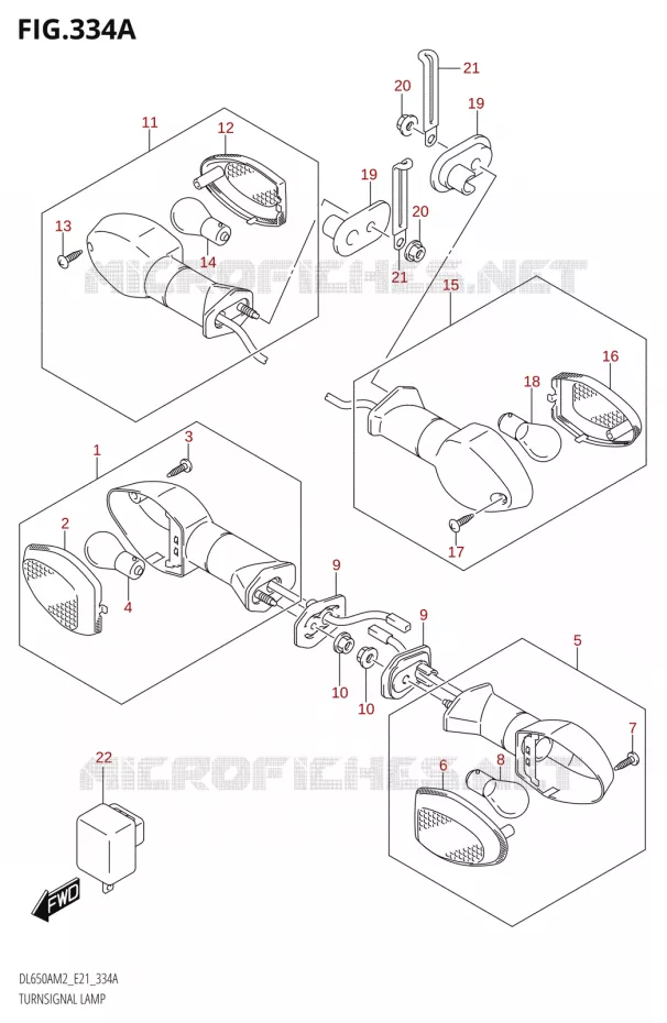 INDICATOREN Suzuki MOTO 650 V-STROM 2022  DL650XA M2 (E21)