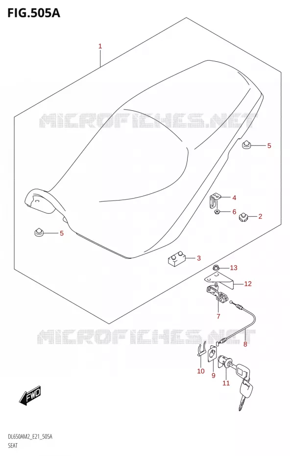 SEAT Suzuki MOTO 650 V-STROM 2022  DL650XA M2 (E21)