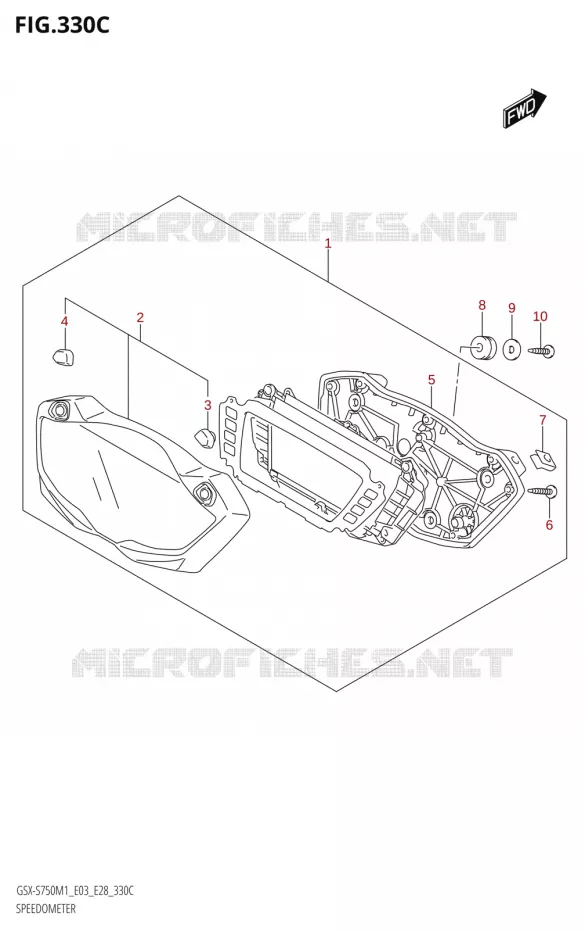COMPTEUR (GSX-S750,GSX-S750Z:E03,E33) Suzuki MOTO 750 GSX-S 2021  GSX-S750 / GSX-S750Z /​ GSX-S750A / ​GSX-S750ZA (E03 E28 )