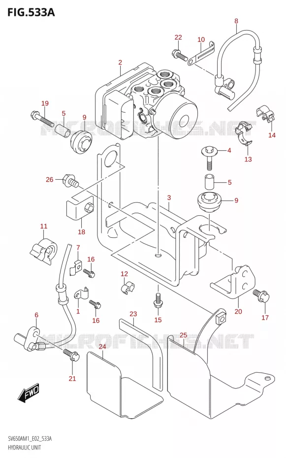 ABS Suzuki MOTO 650 SV 2021  SV650A M1 (E19)