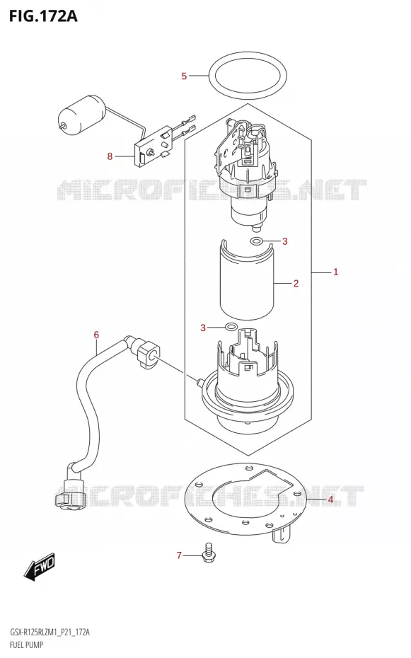 BENZINE POMP Suzuki MOTO 125 GSX-R 2021  GSX-R125RLZ M1 (P21)