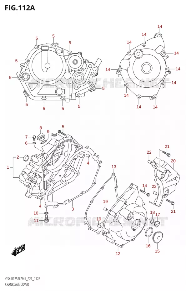 CASING Suzuki MOTO 125 GSX-R 2021  GSX-R125RLZ M1 (P21)