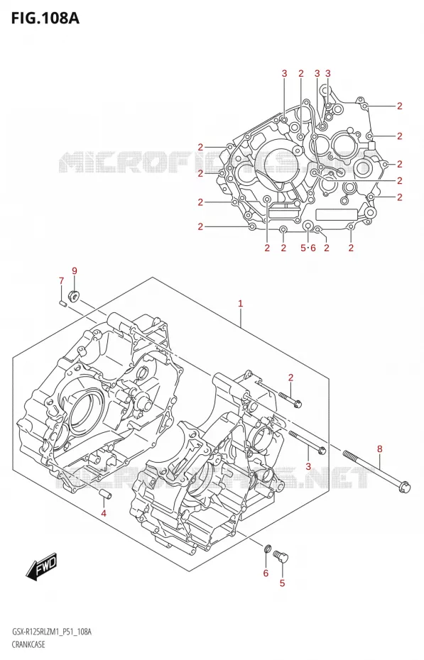 CASING Suzuki MOTO 125 GSX-R 2021  GSX-R125RLZ M1 (P51)