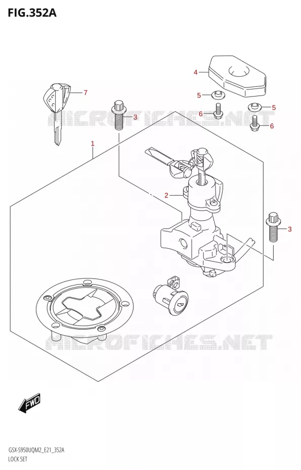 CONTACTSLOT Suzuki MOTO 950 GSX-S 2022  GSX-S950UQM2 (E21)