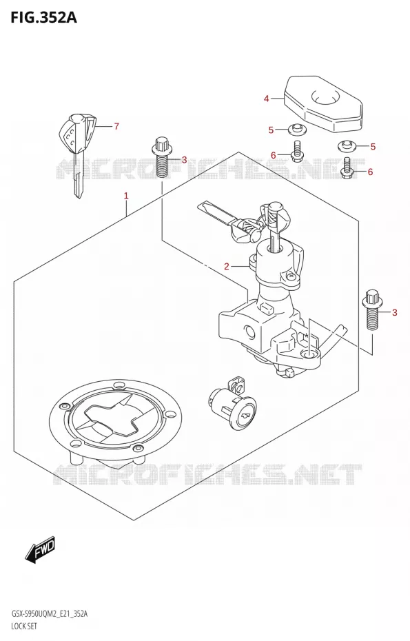 CONTACTSLOT Suzuki MOTO 950 GSX-S 2022  GSX-S950WQM2 (E21)