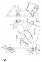 BENZINETANK voor Suzuki RMX 250 1999