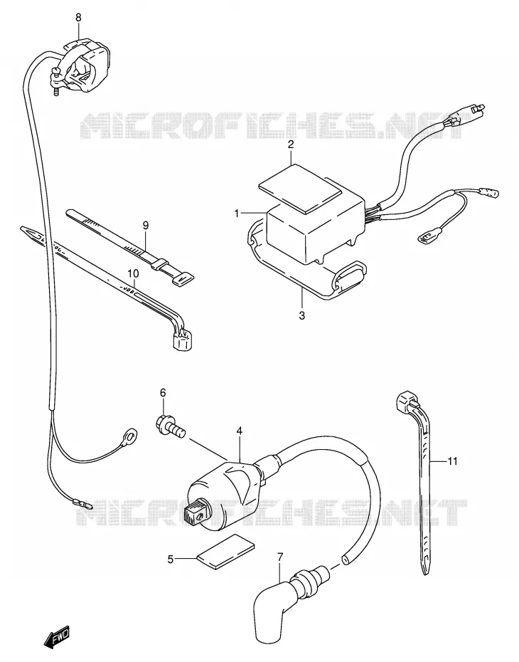 CDI UNIT - SPOEL Suzuki MOTO 80 RM 2000  RM80XY(P2)