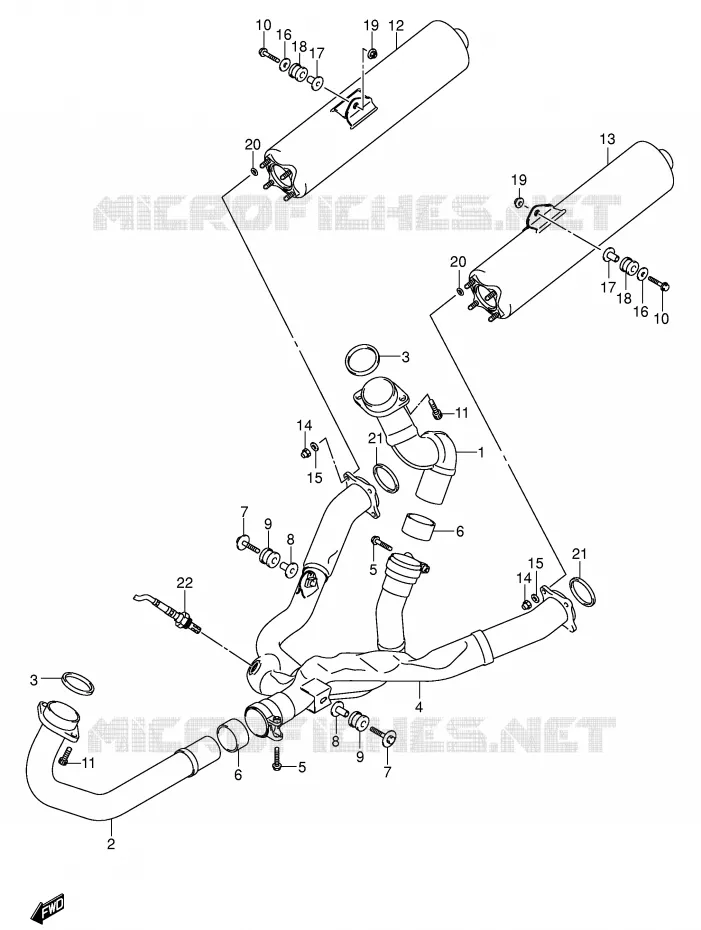 GELUIDDEMPER Suzuki MOTO 1000 SV 2004  SV1000U2K4(E2)