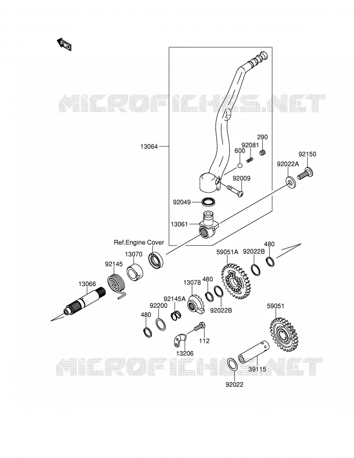 KICKSTARTER Suzuki MOTO 250 RM-Z 2004  RM-Z250K4(E28)