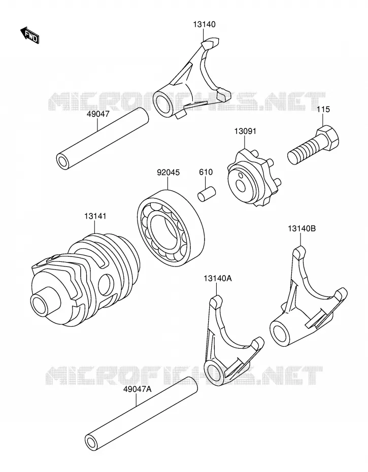 LOOP / SELECTIEVORK Suzuki MOTO 100 RM 2003  RM100K3(E21)