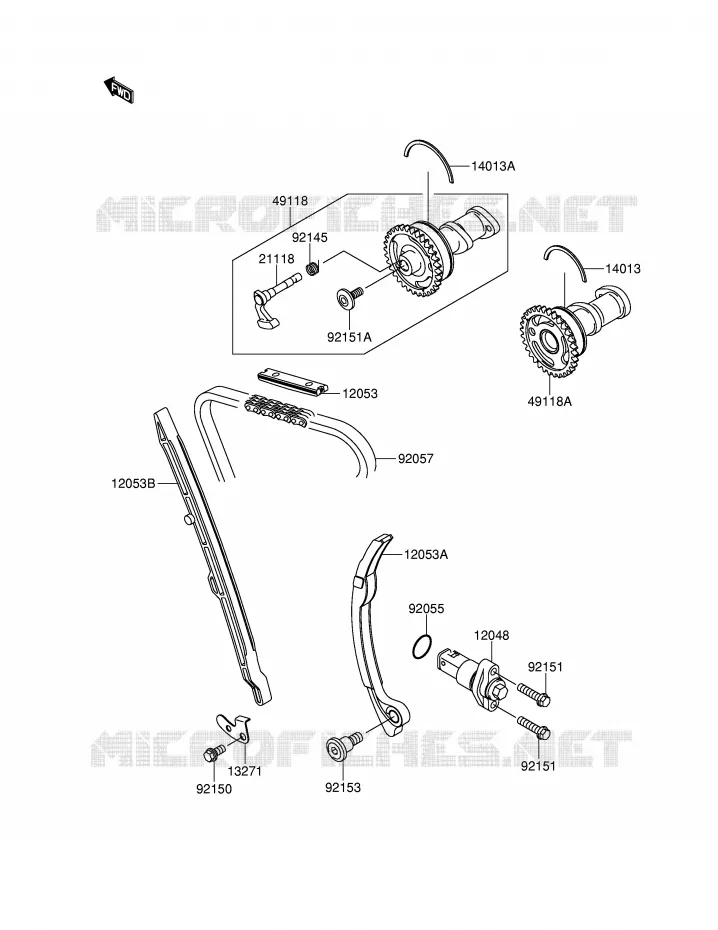 NOKKENAS - SPANNER Suzuki MOTO 250 RM-Z 2004  RM-Z250K4(E28)