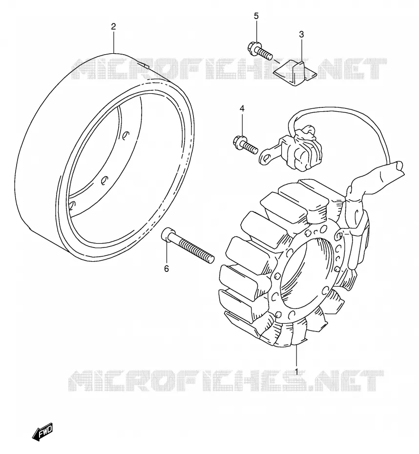 ONTSTEKING Suzuki MOTO 1000 TL-R 2000  TL1000RY(E2)