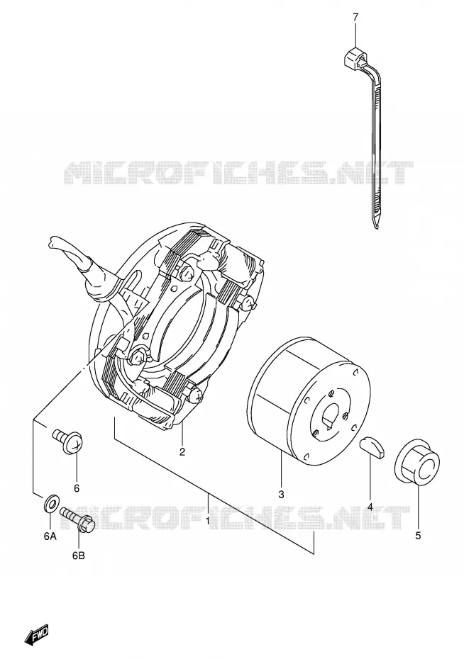 ONTSTEKING Suzuki MOTO 80 RM 1996  RM80T(E24)