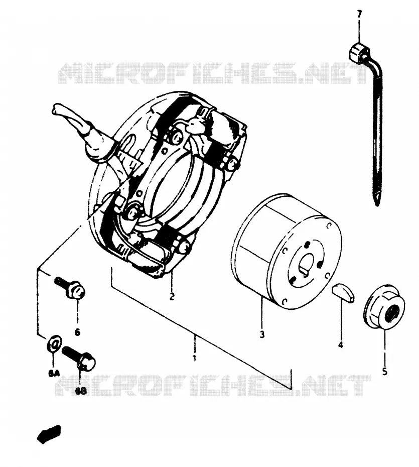 ONTSTEKING Suzuki MOTO 80 RM 1997  RM80V(T/V)