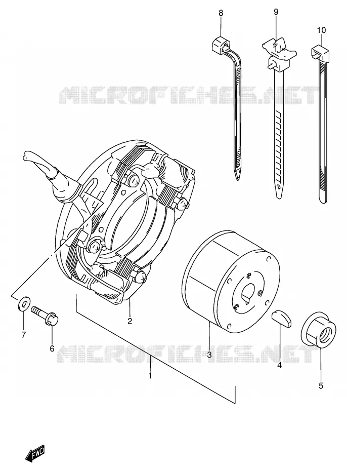 ONTSTEKING Suzuki MOTO 85 RM 2004  RM85LK4(P3/P28)