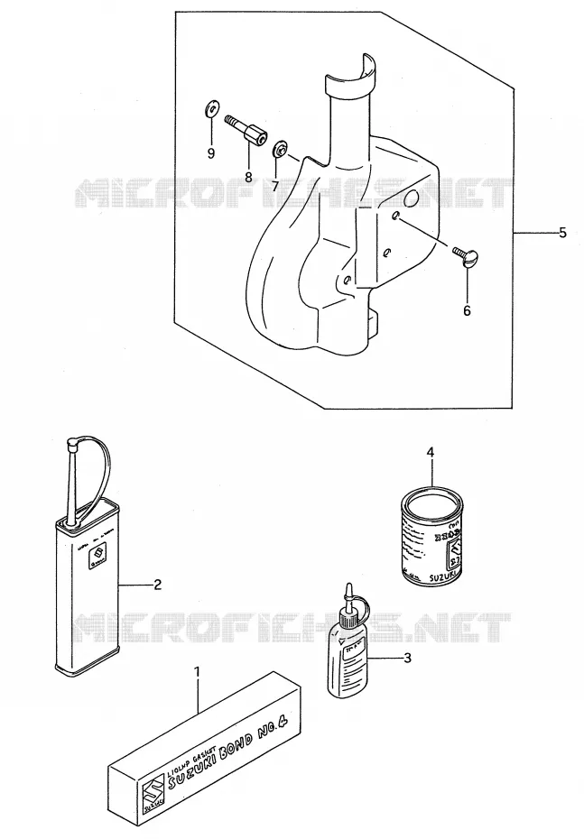 OPTIES Suzuki MOTO 80 RM 1986  RM80G(E28)