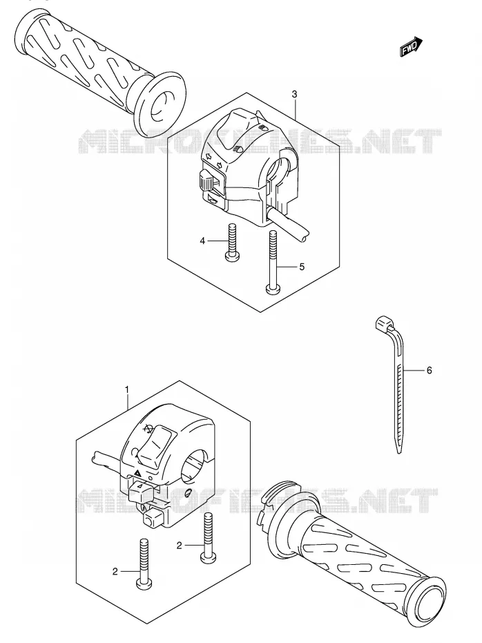 SCHAKELAARS (SV1000S/S1/S2) Suzuki MOTO 1000 SV 2003  SV1000K3(E2)