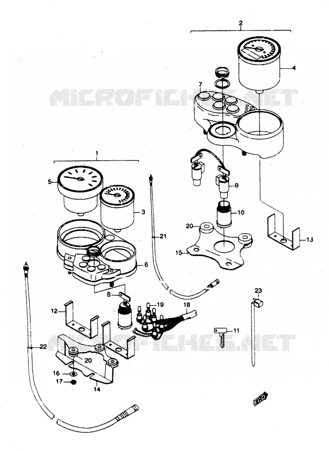 SNELHEIDSMETER Suzuki MOTO 50 RMX 1996  RMX50T(T/V)