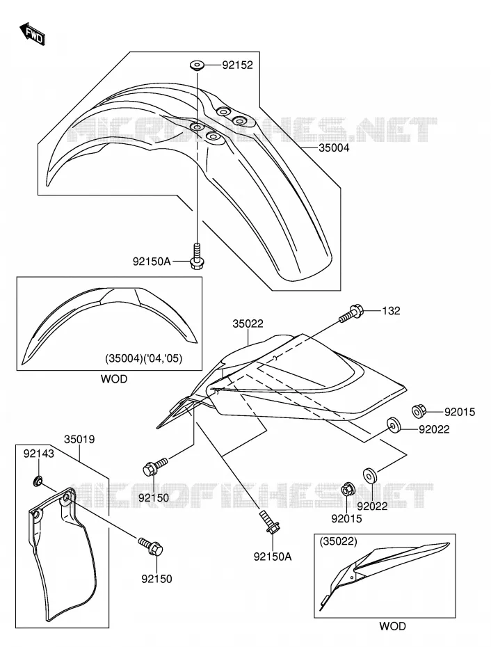 SPATBORD Suzuki MOTO 65 RM 2003  RM65K3(E24)