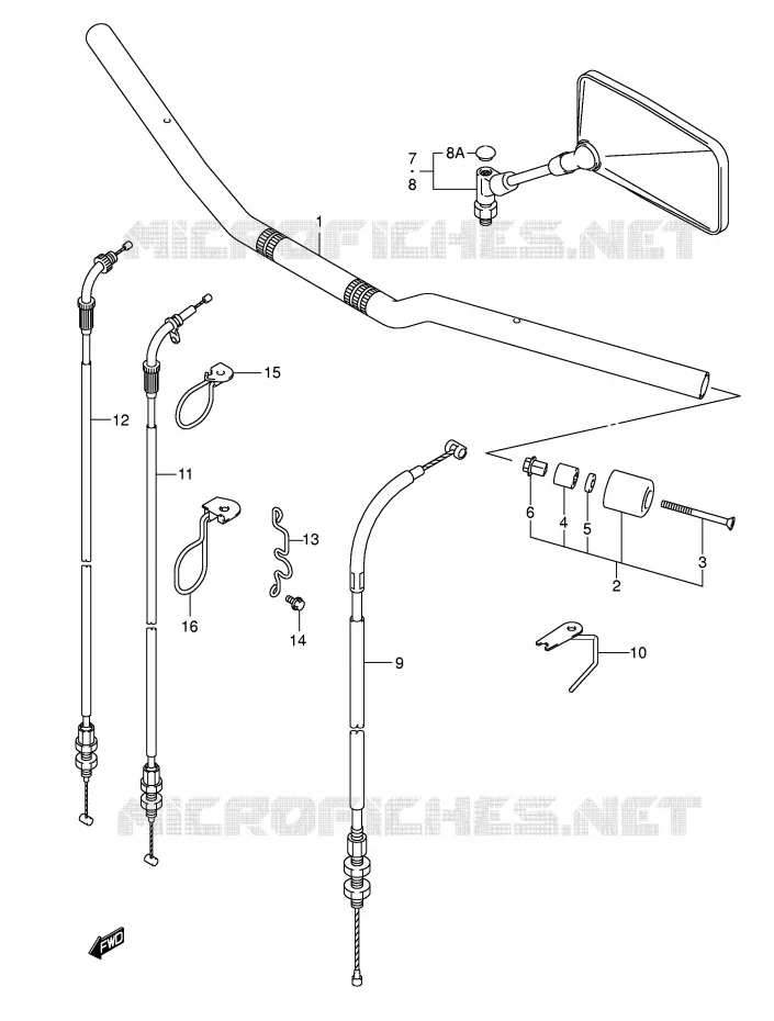 STUUR (WITH OUT COWLING) Suzuki MOTO 650 SV-S 2004  SV650SK4(E2)