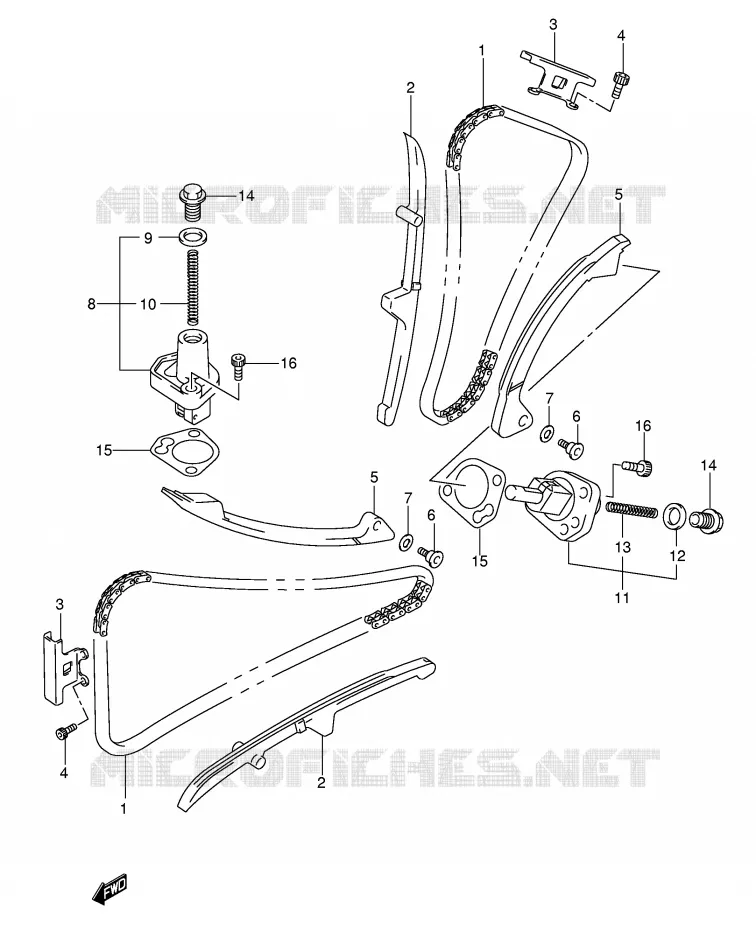 TIMING (MODEL K5/K6/K7) Suzuki MOTO 650 SV-S 2005  SV650SK5(E2)
