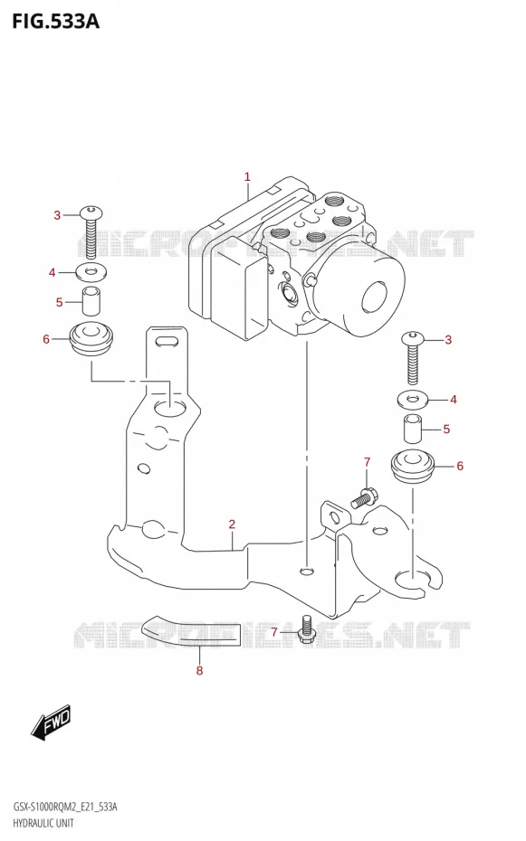 ABS Suzuki MOTO 1000 GSX-S 2022  GSX-S1000RQ 2022 M2 (E21)