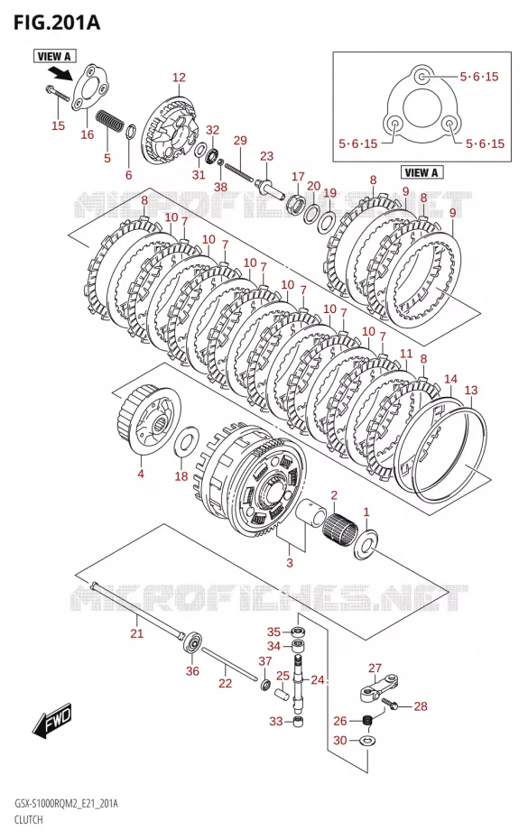 KOPPELING Suzuki MOTO 1000 GSX-S 2022  GSX-S1000RQ 2022 M2 (E21)