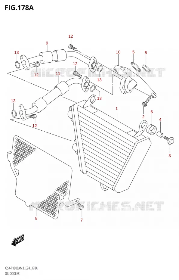 OLIE KOELER Suzuki MOTO 1000 GSX-R 2023  GSX-R1000A / GSX-R1000RA / GSX-R1000RZA M3 (E24)
