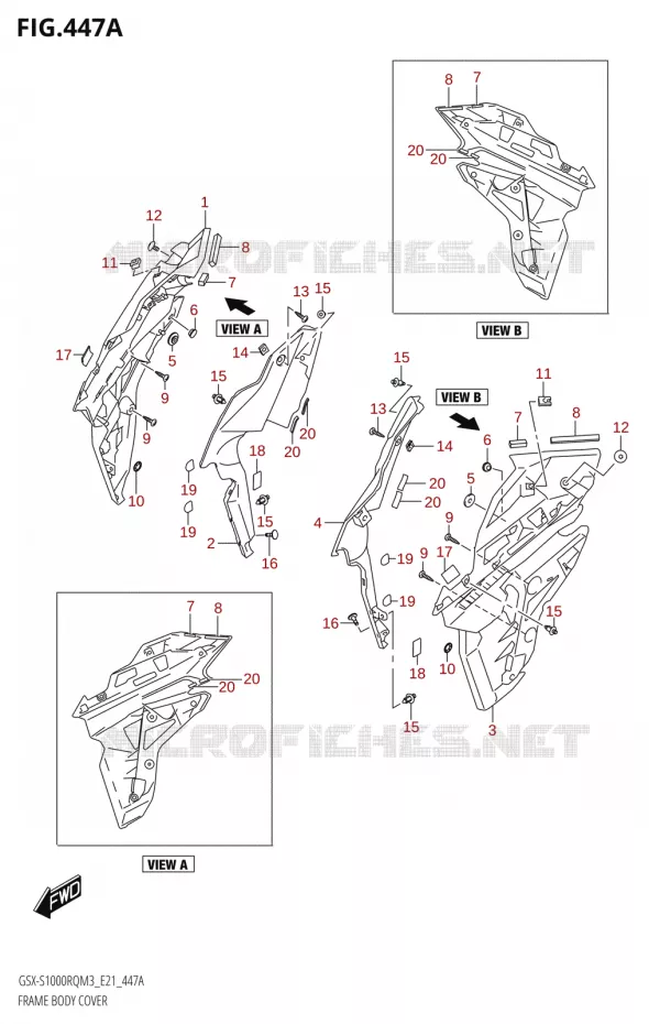 KUIP Suzuki MOTO 1000 GSX-S 2023  GSX-S1000RQ  M3 (E21)