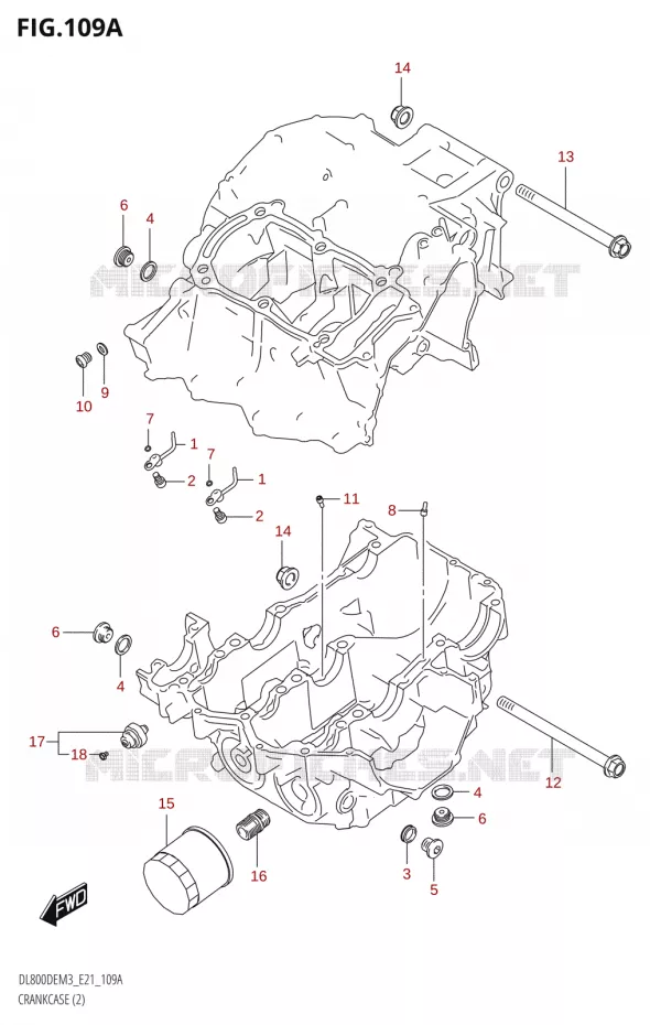 CARTER (2) Suzuki MOTO 800 V-STROM 2023  DL800DEUC M3 (E21)