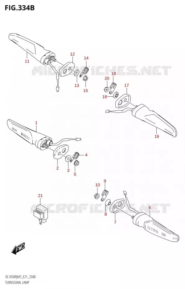 INDICATOREN (DL1050RR) Suzuki MOTO 1050 V-STROM 2023  DL1050RJ M3 (E21)