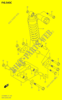 SCHOKBREKER AANEENSCHAKELING (DL1050RR) voor Suzuki V-STROM 1050 2023