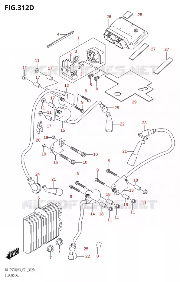 ELEKTRISCH (DL1050RJ) Suzuki MOTO 1050 V-STROM 2023  DL1050RR M3 (E21)