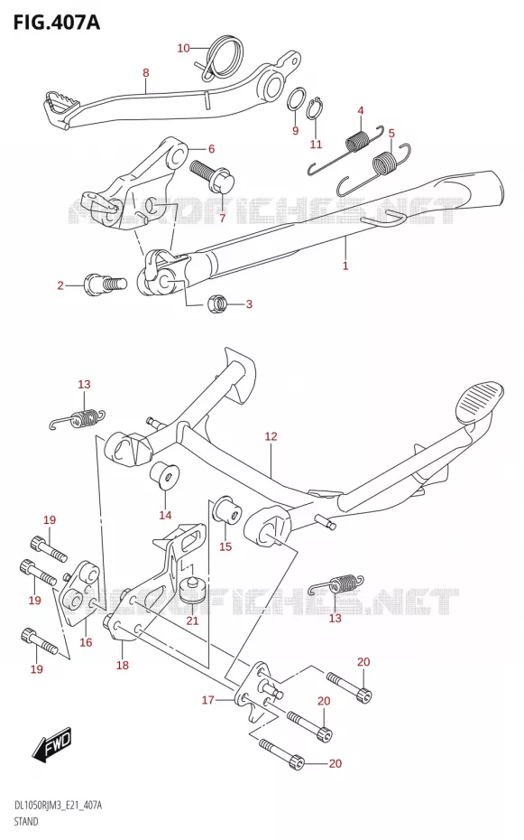 STAND (DL1050RR) Suzuki MOTO 1050 V-STROM 2023  DL1050RR M3 (E21)