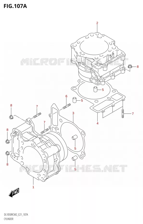CILINDER Suzuki MOTO 1050 V-STROM 2022  DL1050RC M2 (E21)