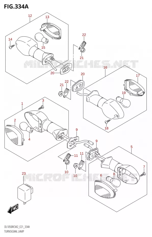 INDICATOREN (DL1050RQ) Suzuki MOTO 1050 V-STROM 2022  DL1050RC M2 (E21)